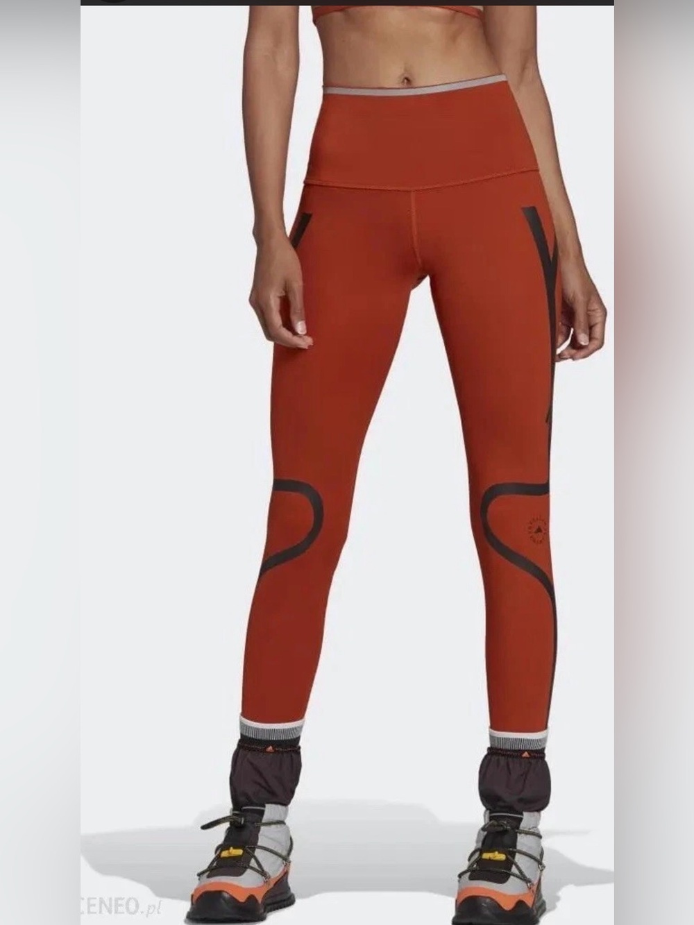 Adidas by Stella McCartney TRUEPACE Long Leggings, Burnt Brick Small